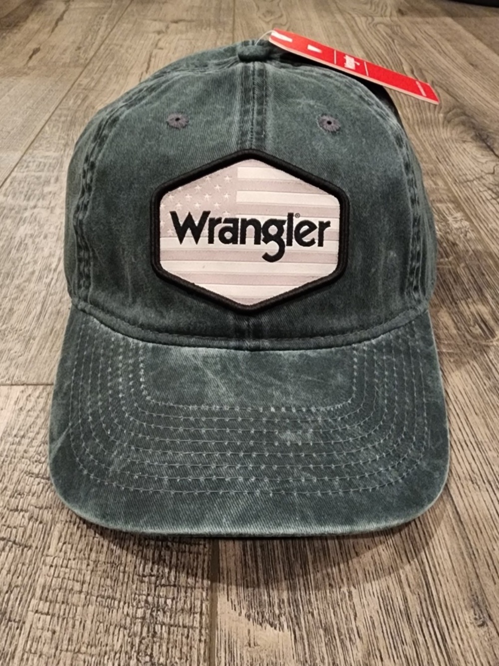 Wrangler American Flag Hat Baseball Cap Adjustable Soft NWT